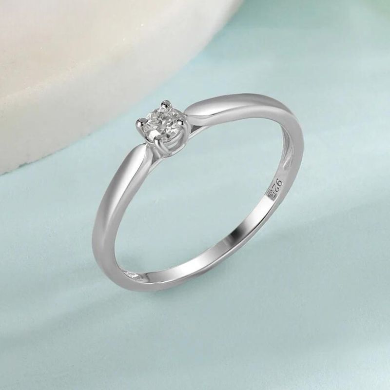 Moissanite Diamond 925 Sterling Silver