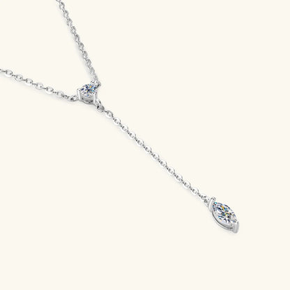 Round Cut Moissanite Diamond Necklace